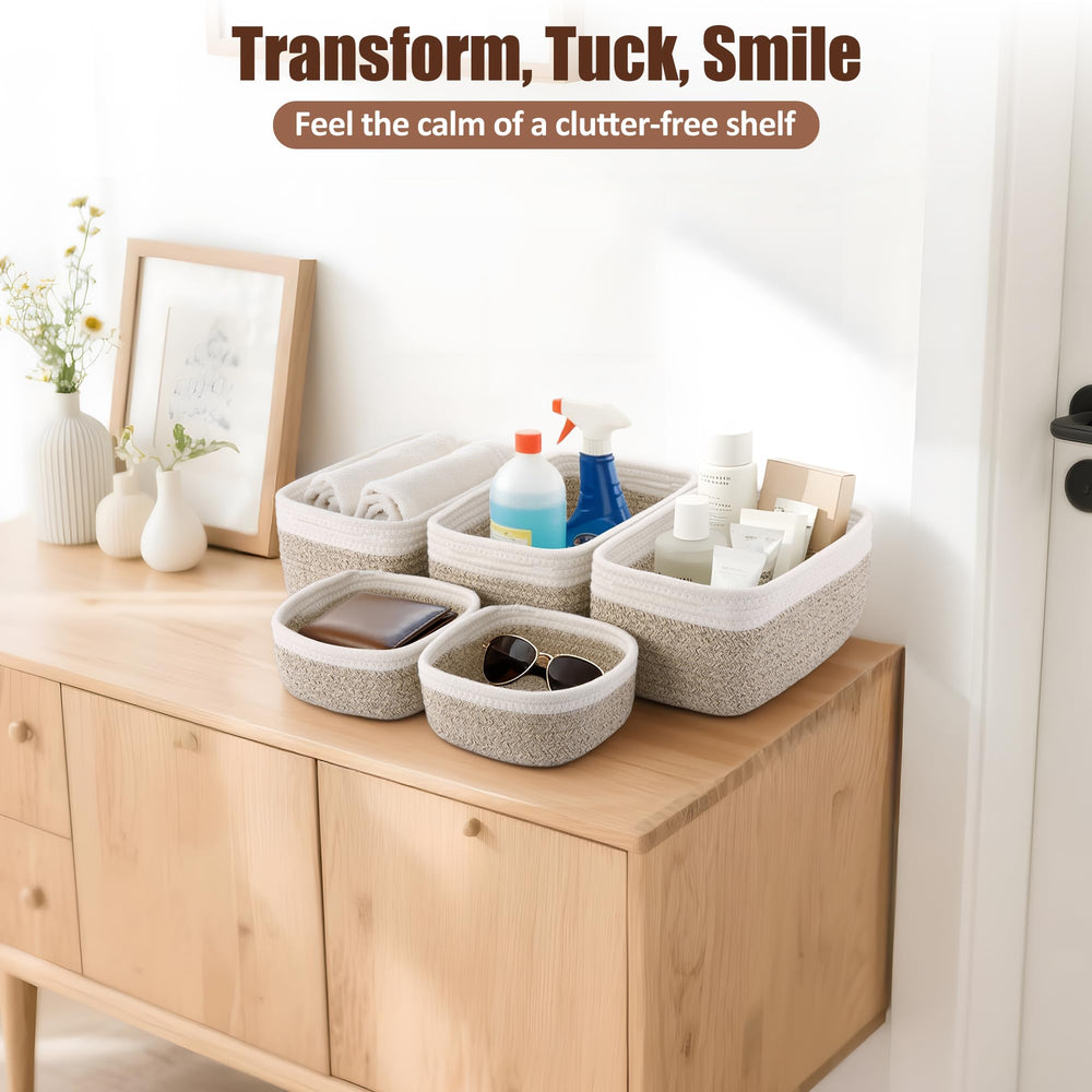 VIRETH HAUS drawer storage closeup showing soft-shape fabric texture