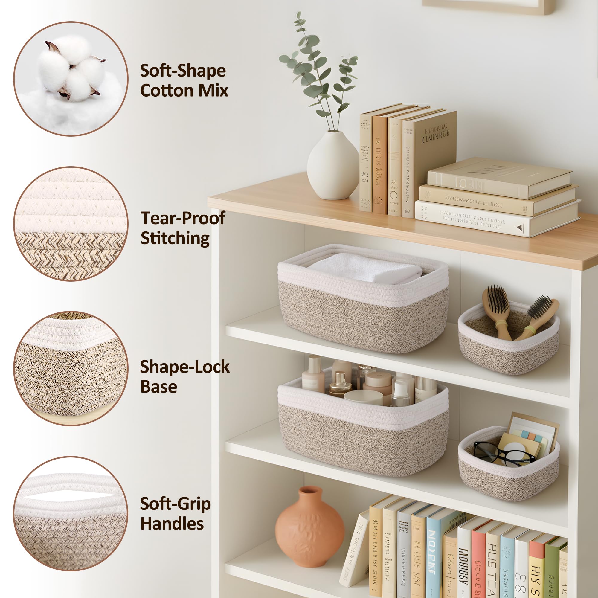 VIRETH HAUS nursery organizer baskets keeping essentials within reach