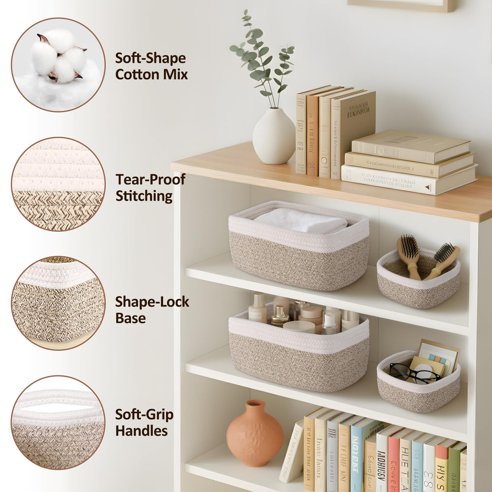 VIRETH HAUS nursery organizer baskets keeping essentials within reach