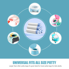 VISATOR 18x20 inch potty bag size fits most chairs