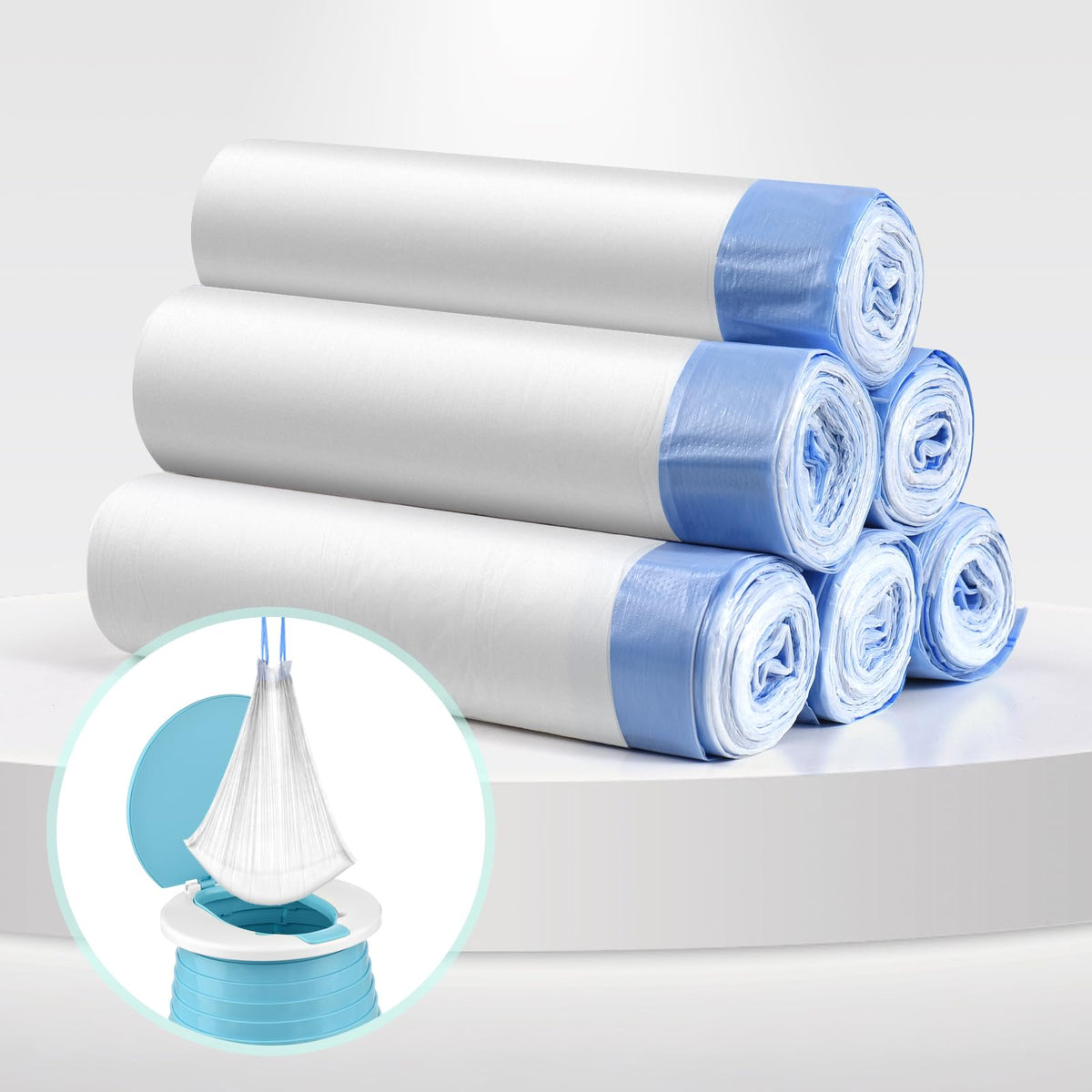VISATOR drawstring closure liner for mess-free travel