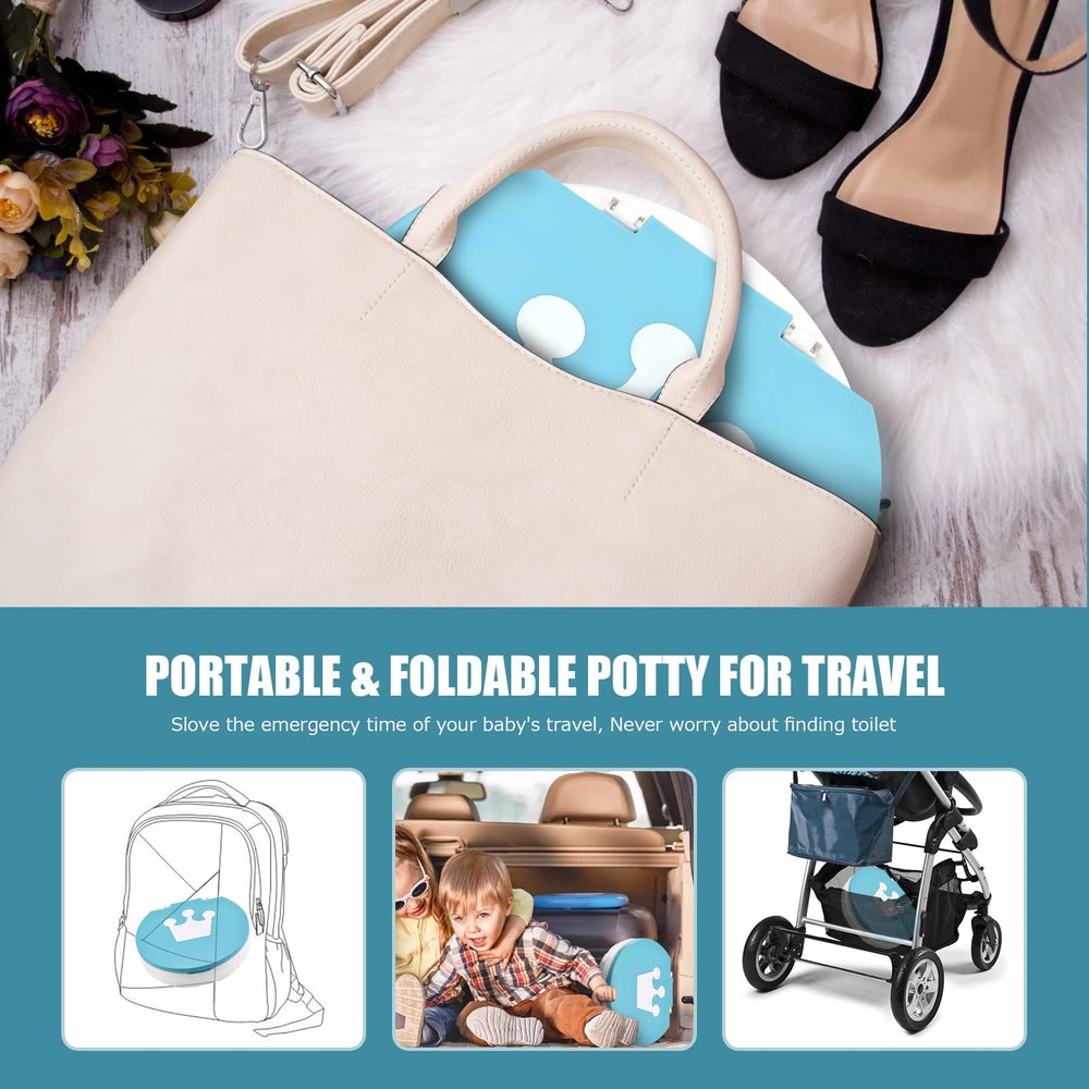 VISATOR portable potty car travel scene ready for road trips and camping