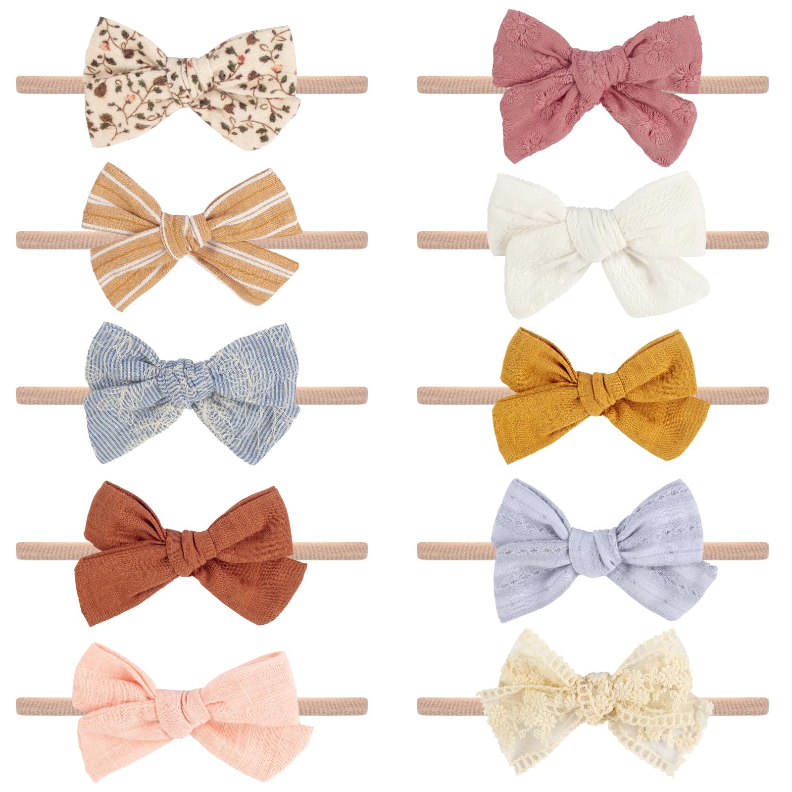 VISBL baby headband with soft nylon band for gentle daily wear