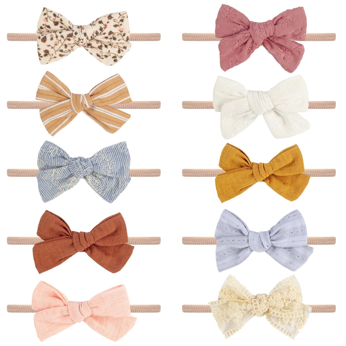 VISBL baby headband with soft nylon band for gentle daily wear