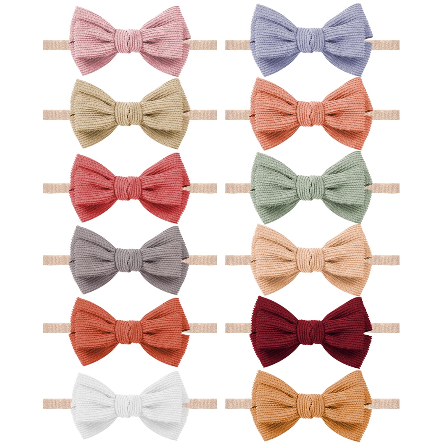 VISBL baby headbands and bows set for versatile everyday outfits.