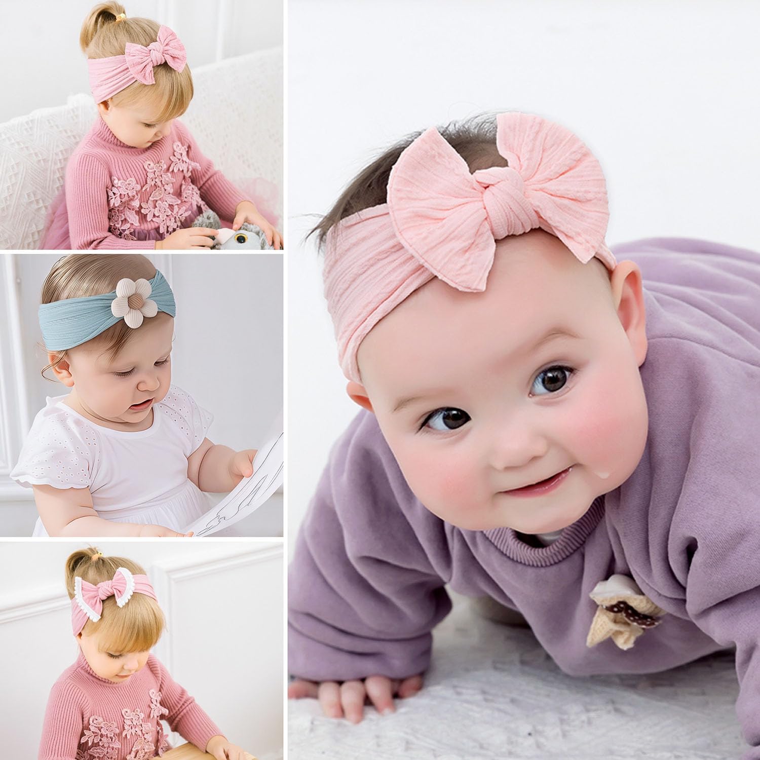 VISBL newborn-to-toddler headbands—one-size-fits-all stretch that grows with baby