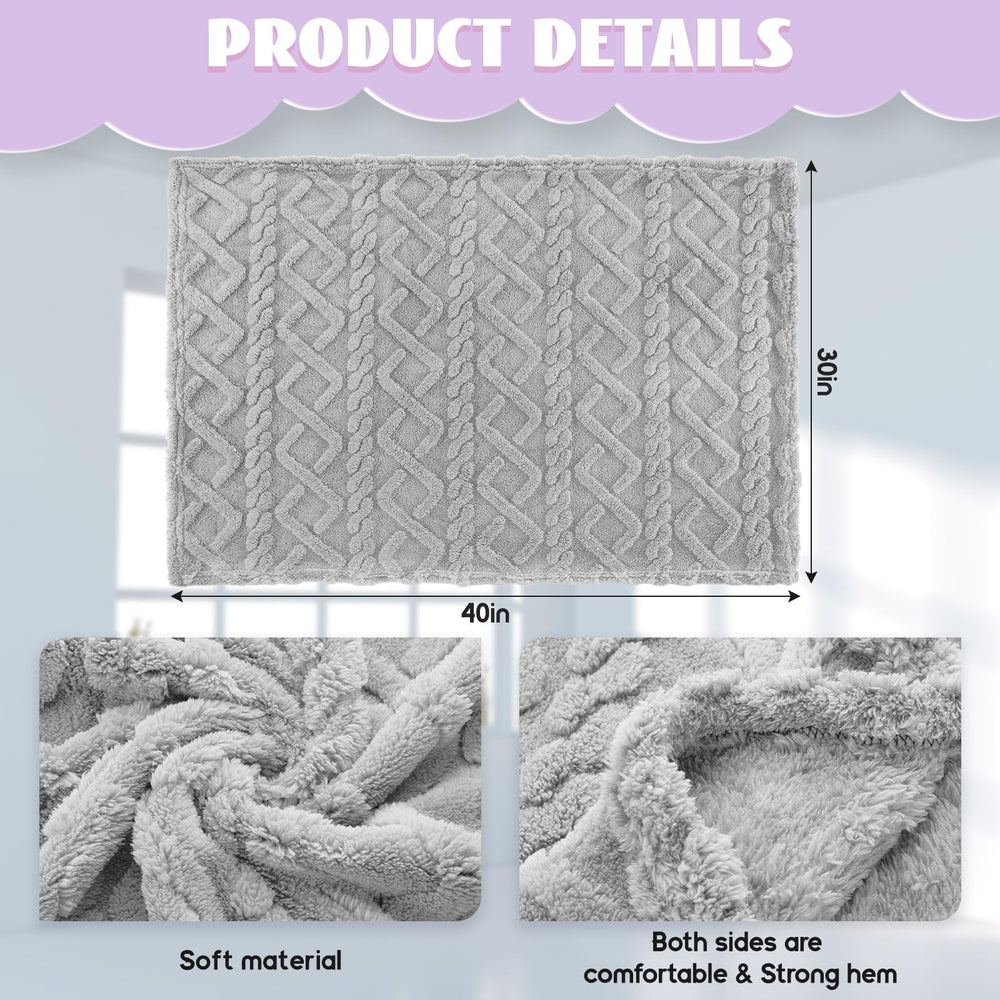 VitalCozy 4pc set offers snuggle-sized blankets for swaddling.