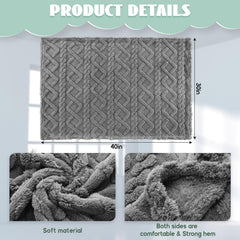 VitalCozy 3D texture baby blanket highlights tactile depth for comforting swaddle experiences.