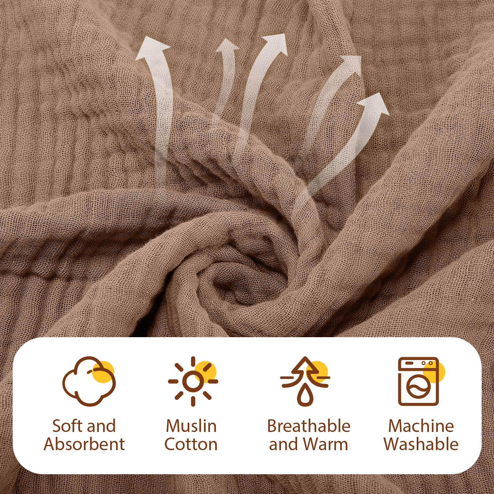 VitalCozy soft-touch bath towel close-up emphasizes safe breathable fabric