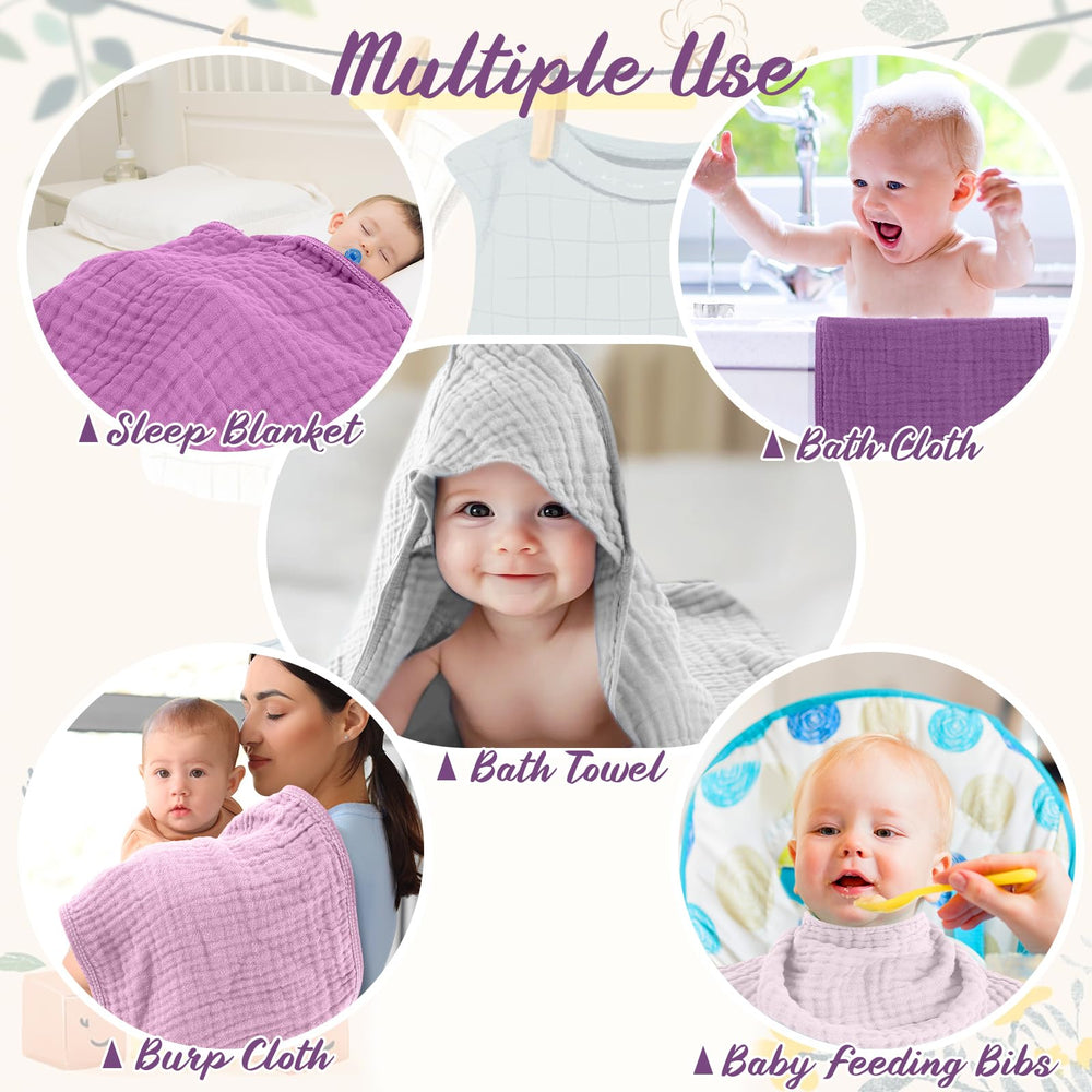 VitalCozy easy-care towels shown as machine-washable and quick-drying