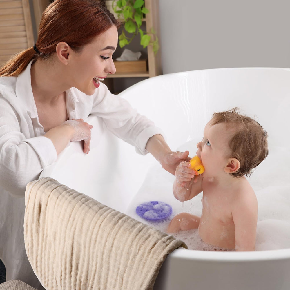 VitalCozy gift-ready baby towel set in stylish packaging.