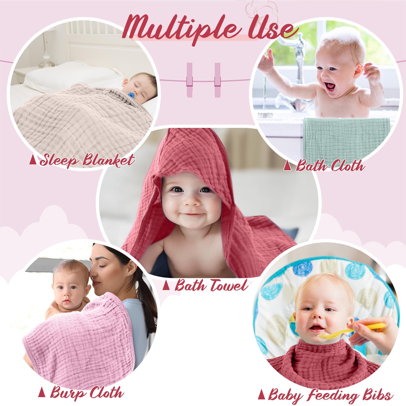 VitalCozy gift ready packaging for baby shower gift set