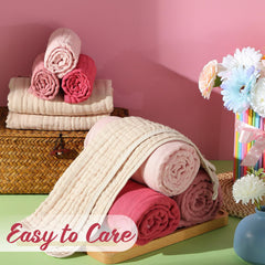 VitalCozy hooded towel multi-colors features cozy hood for warmth and splash-free drying.