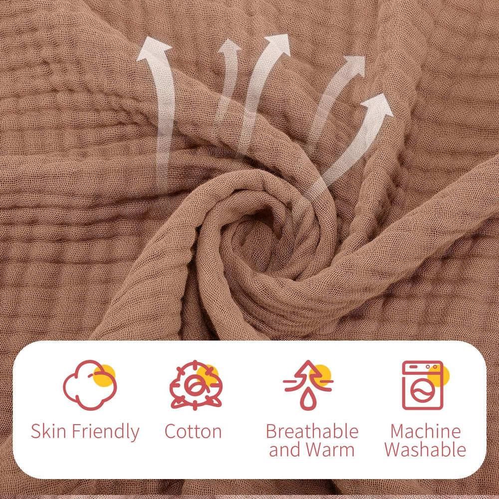 VitalCozy 32x32 inch infant blanket towel spread, cozy warmth after bath.