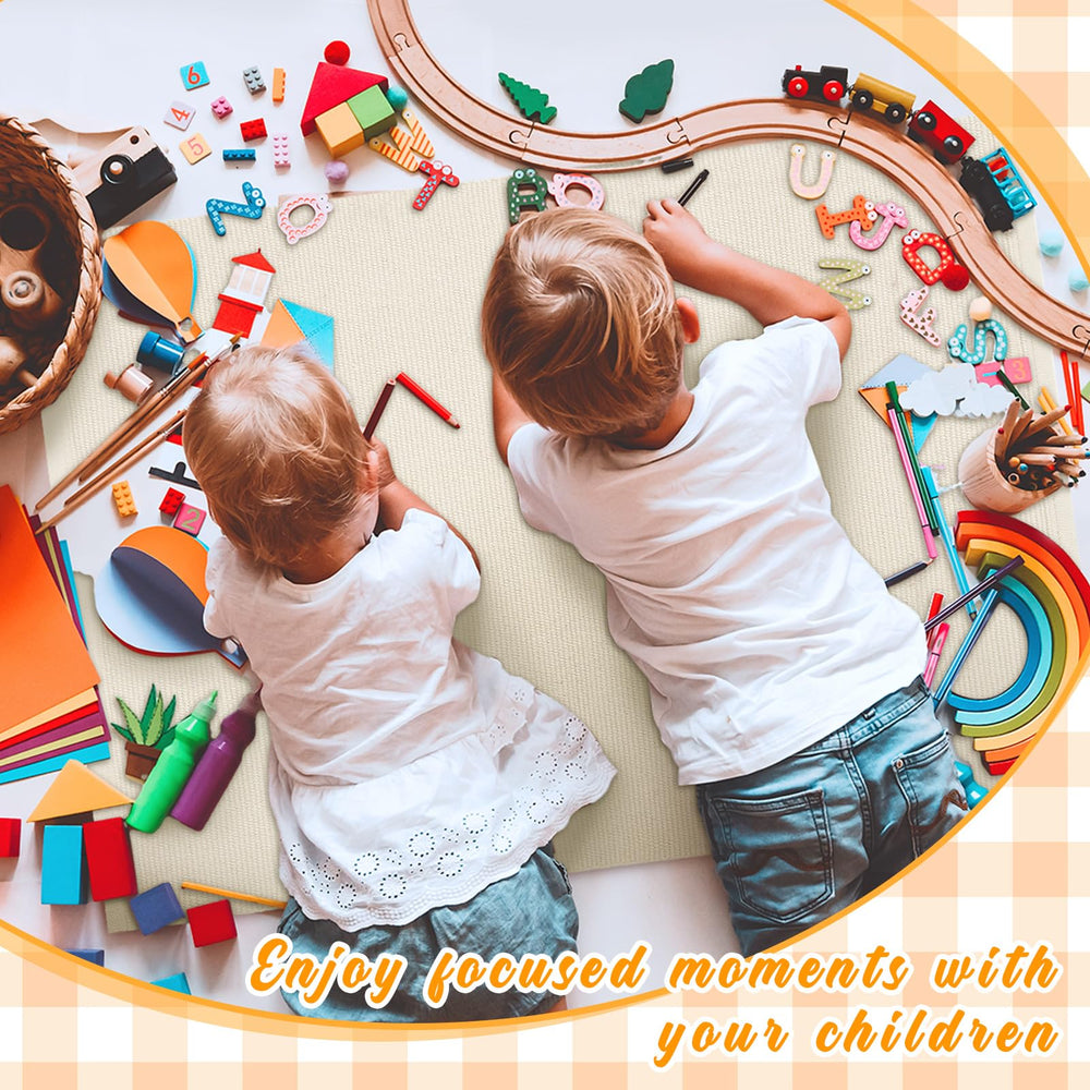 VitalCozy Montessori mat texture closeup reveals soft cotton touch for safe play