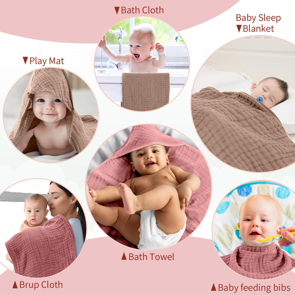 VitalCozy washable baby wipes/cloths in set, easy care and quick dry.