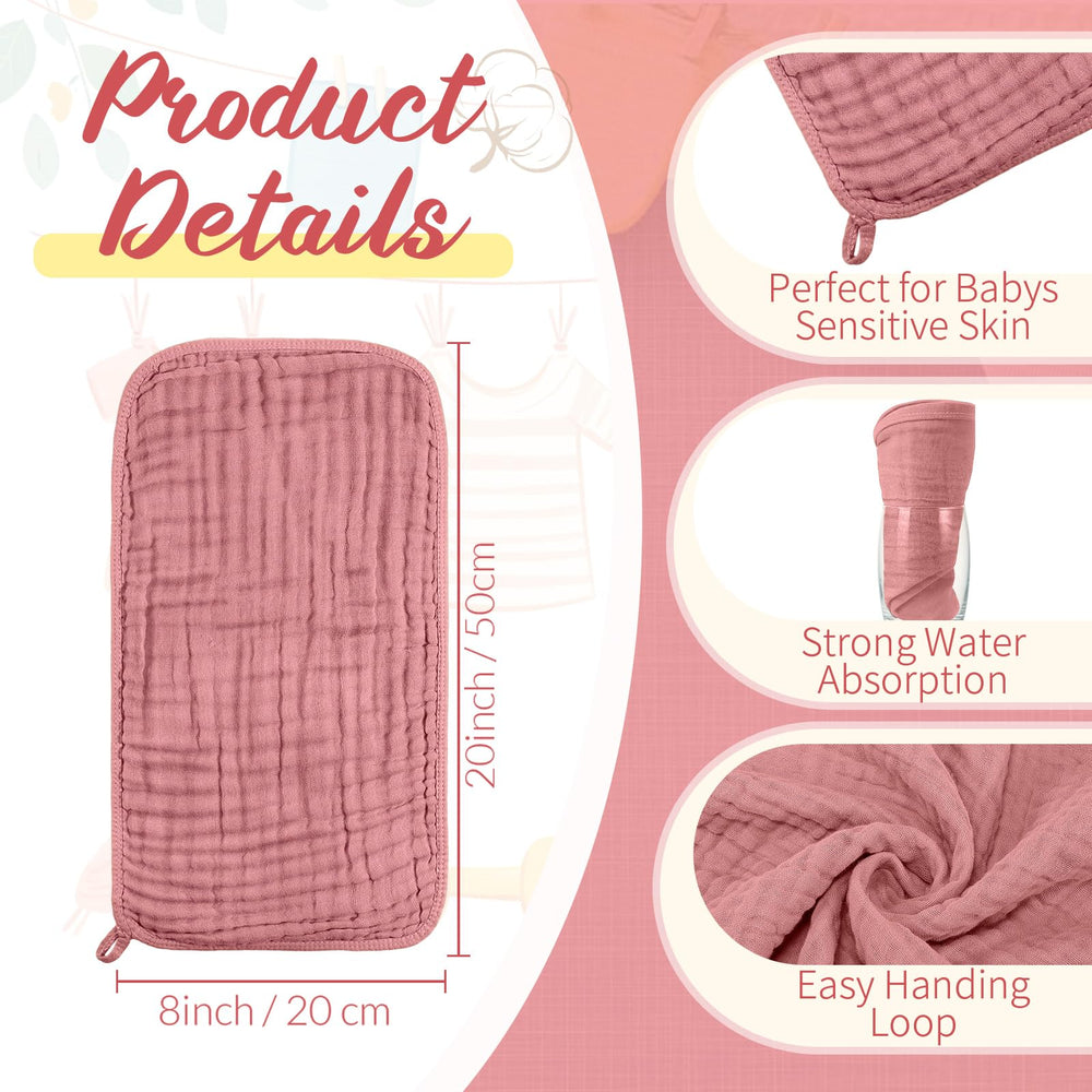 VitalCozy pastel newborn towel and washcloths, ideal gift choice.