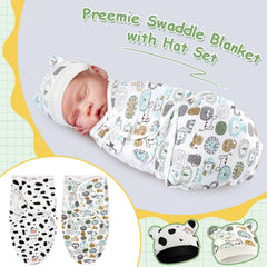 VitalCozy cotton preemie wrap close-up highlights breathable fabric and gentle texture.