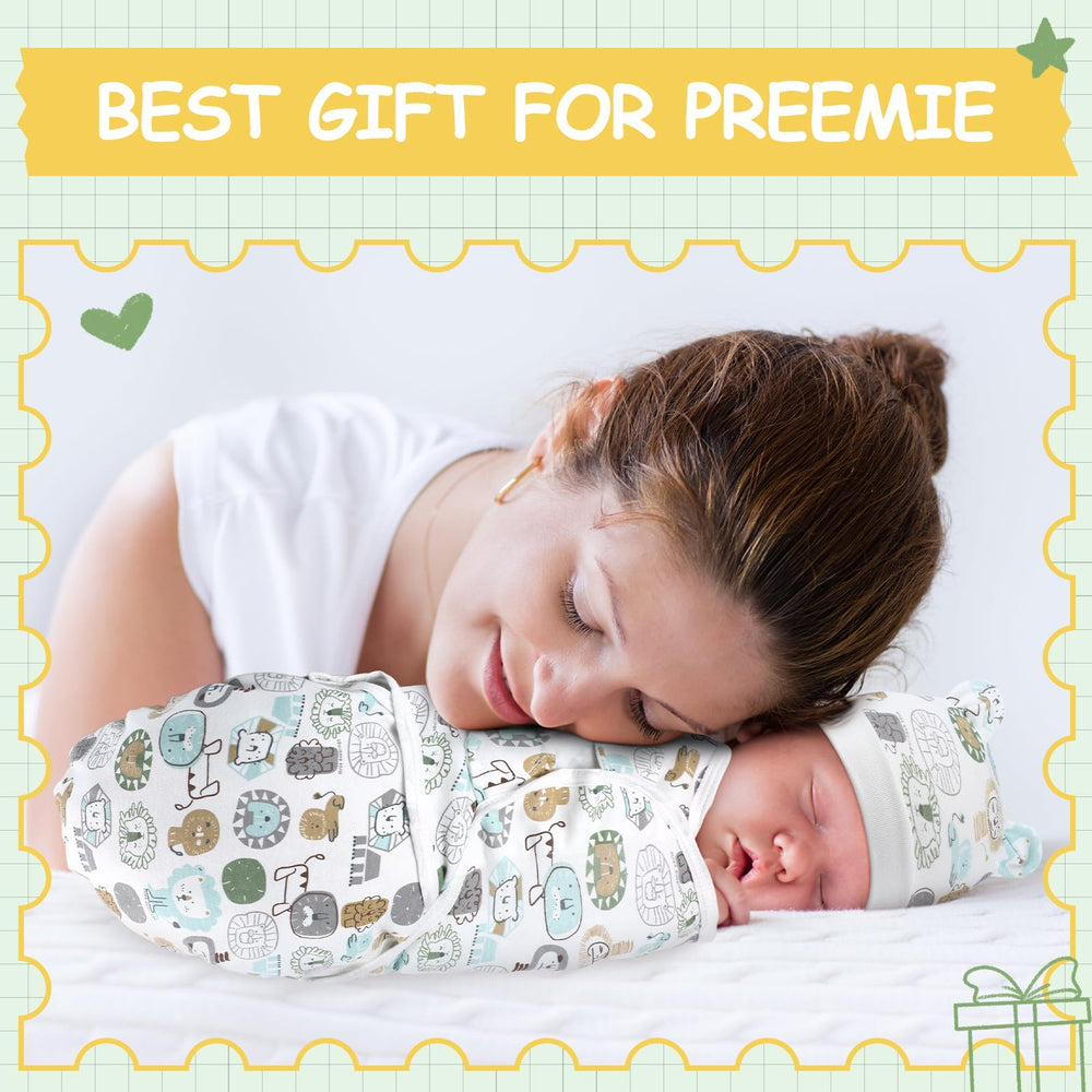 VitalCozy soft cotton baby wrap used for sleeping, nursing, or photo moments.
