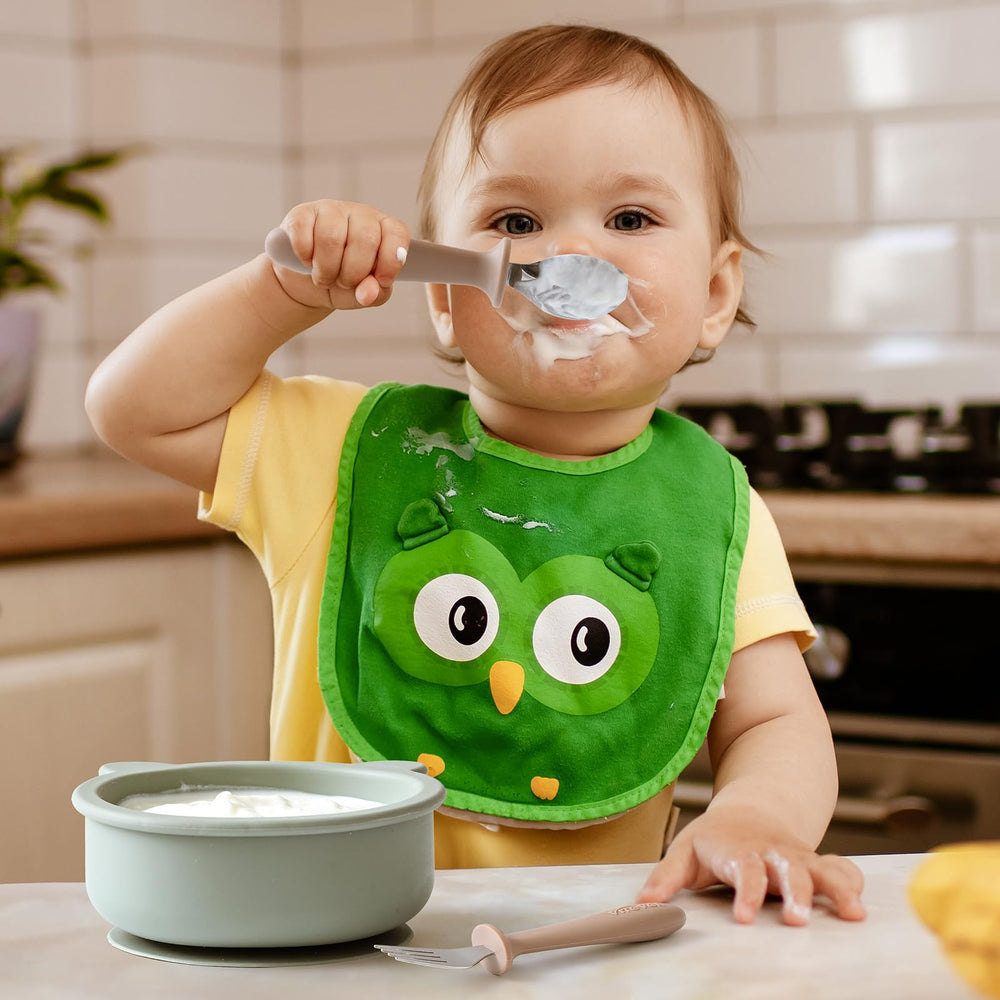 VITEVER dishwasher-safe toddler utensils for quick cleanup.