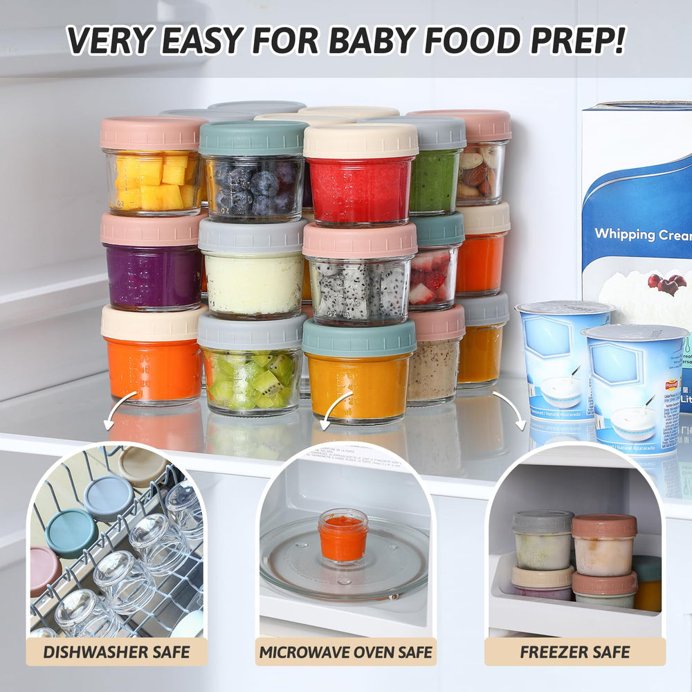 VITEVER stackable containers help maximize fridge space and keep things organized.