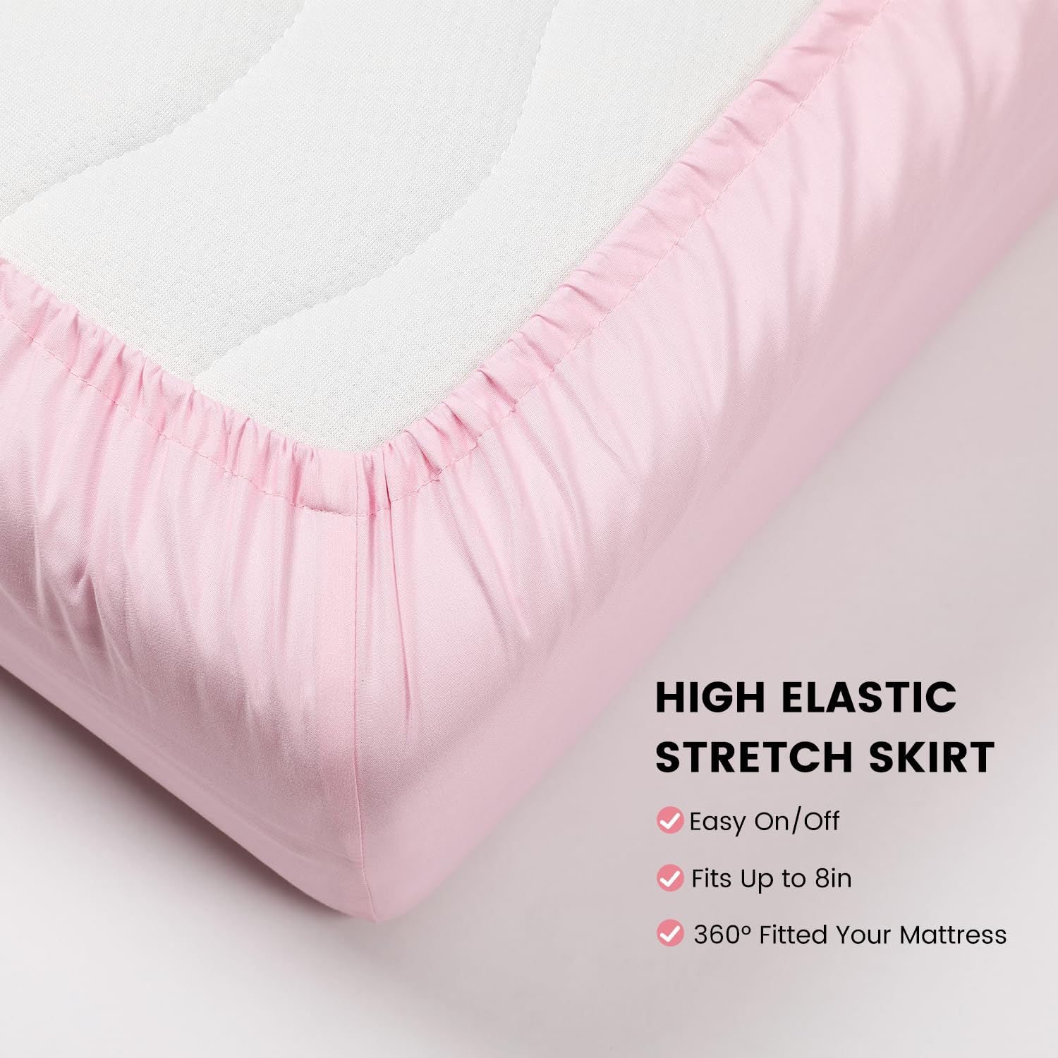 VivaCozy breathable fabrics ensure all-season comfort for naps and night sleep.