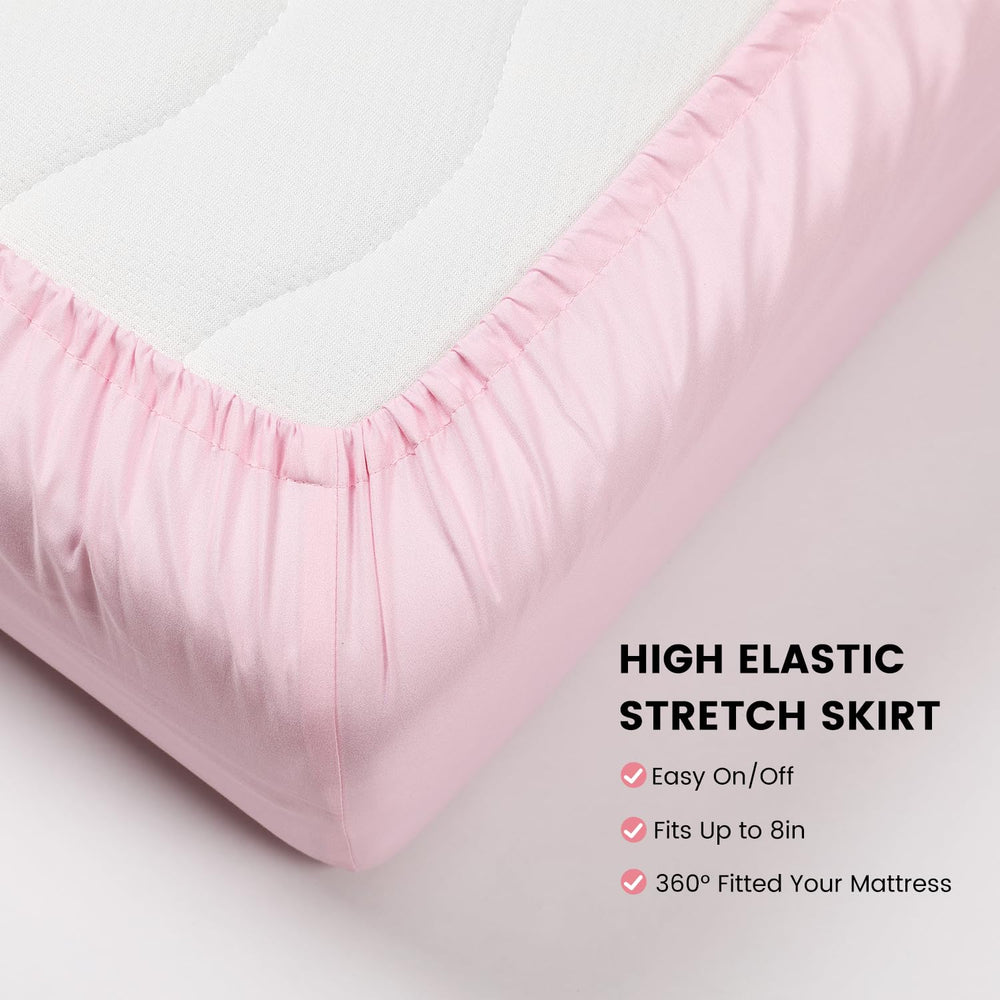 VivaCozy breathable fabrics ensure all-season comfort for naps and night sleep.