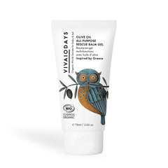 VIVAIODAYS Olive Oil Rescue Balm Gel tube for on-the-go hydration.