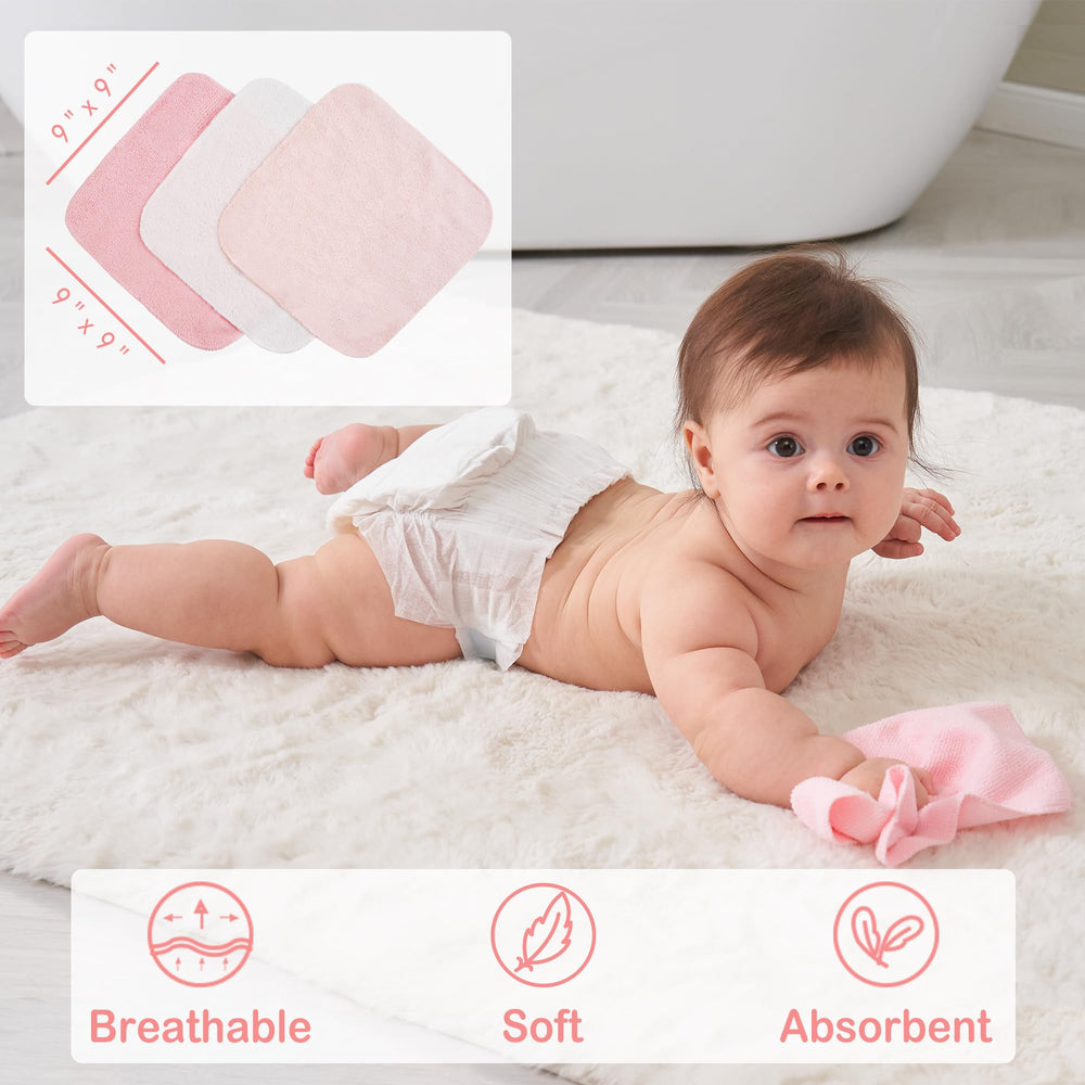 Viviland multi-use towel set suitable for bath, wipe, or spill cleanups