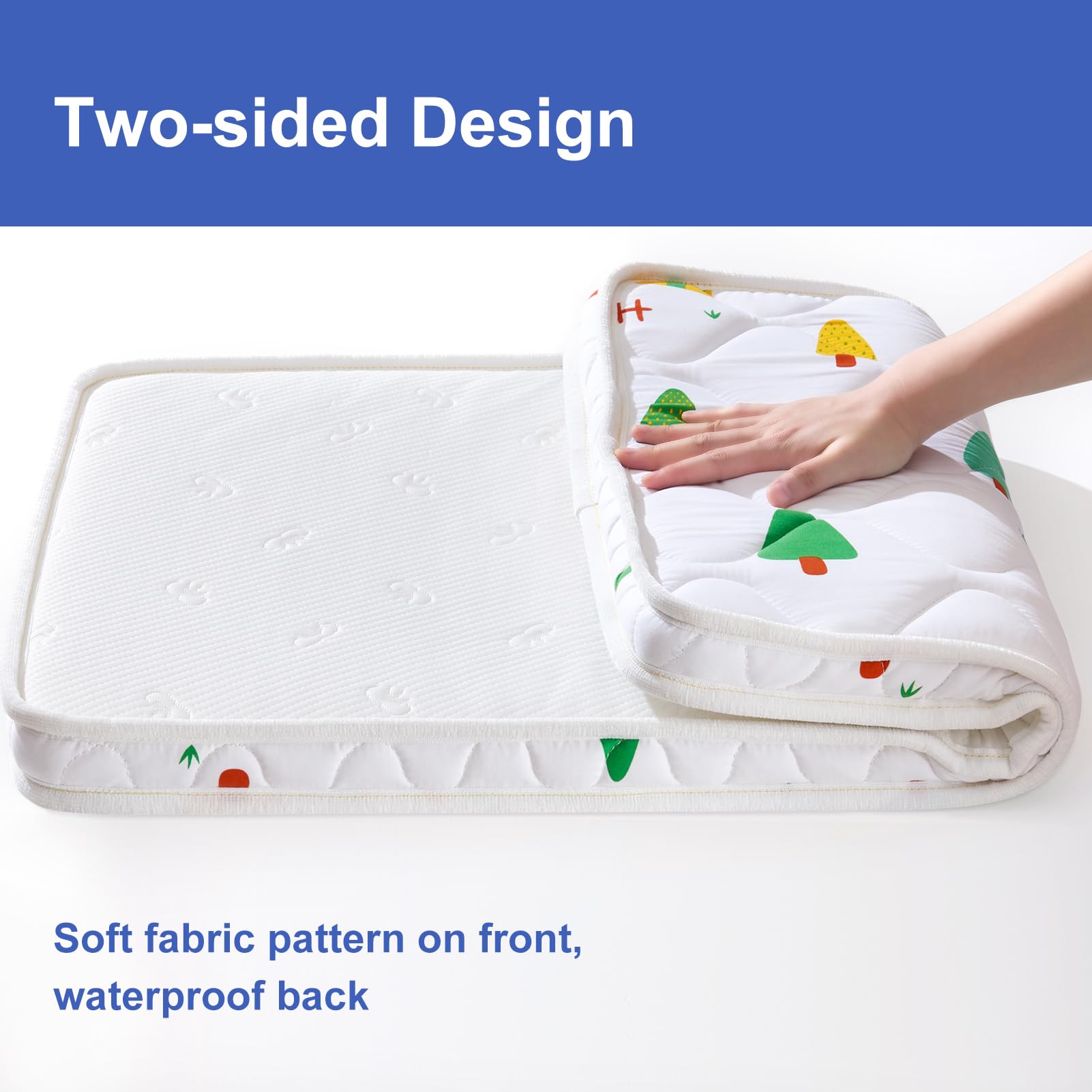Quiet anti-disturb design helps babies sleep undisturbed.