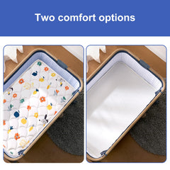 VIVIDVIBEBEARPAS mattress stays quiet for undisturbed naps.