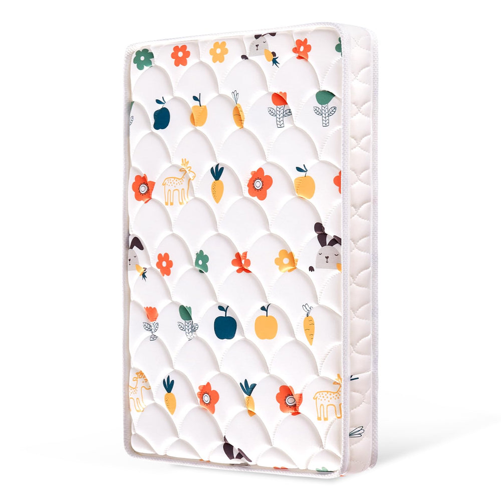 VIVIDVIBEBEARPAS mini crib mattress 38x24 ready for portable crib setup.