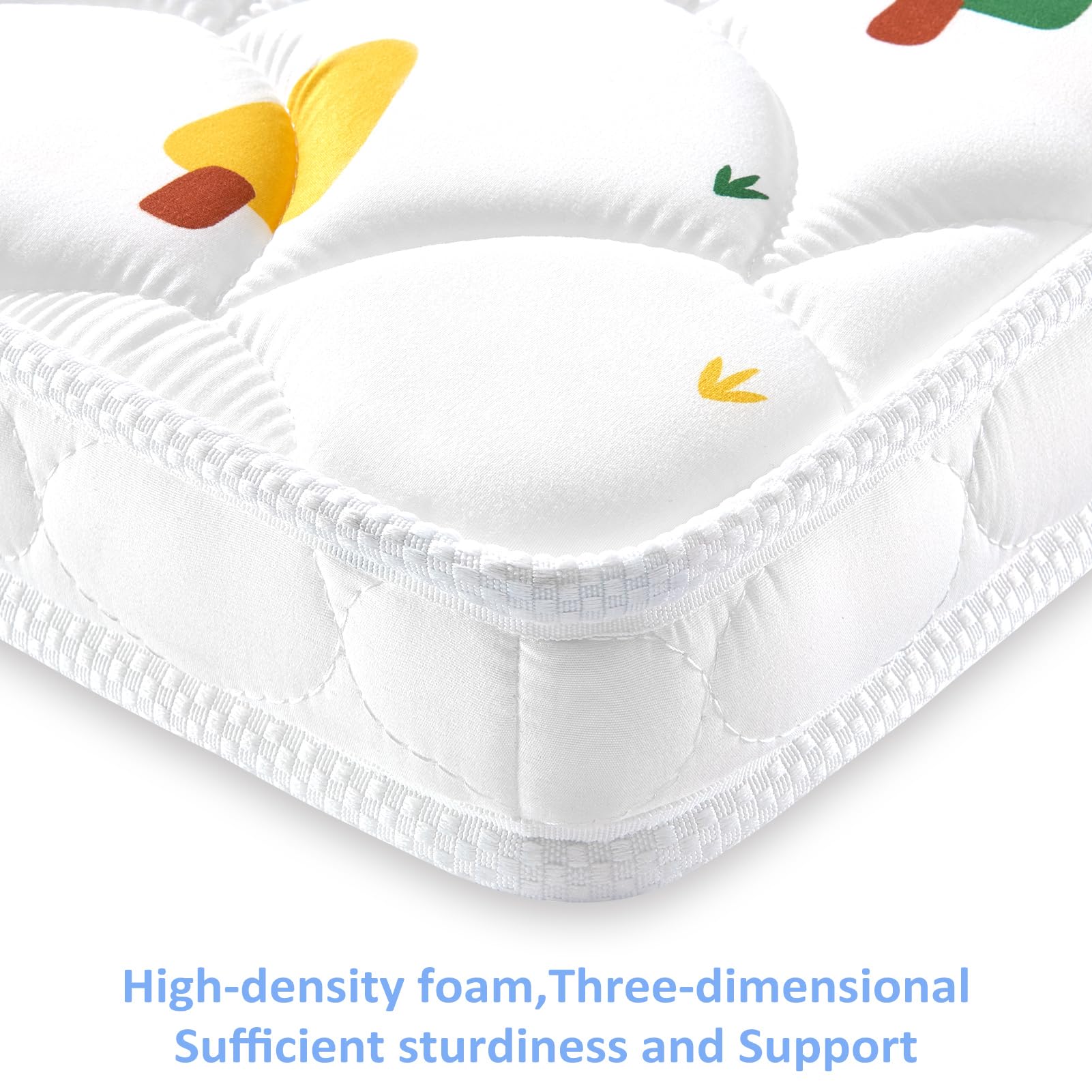 VIVIDVIBEBEARPAS mini crib mattress quick shape restoration after unboxing