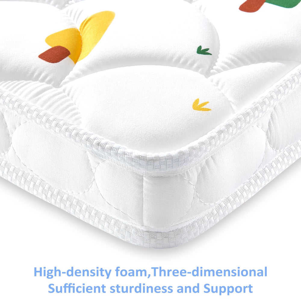 VIVIDVIBEBEARPAS mini crib mattress quick shape restoration after unboxing