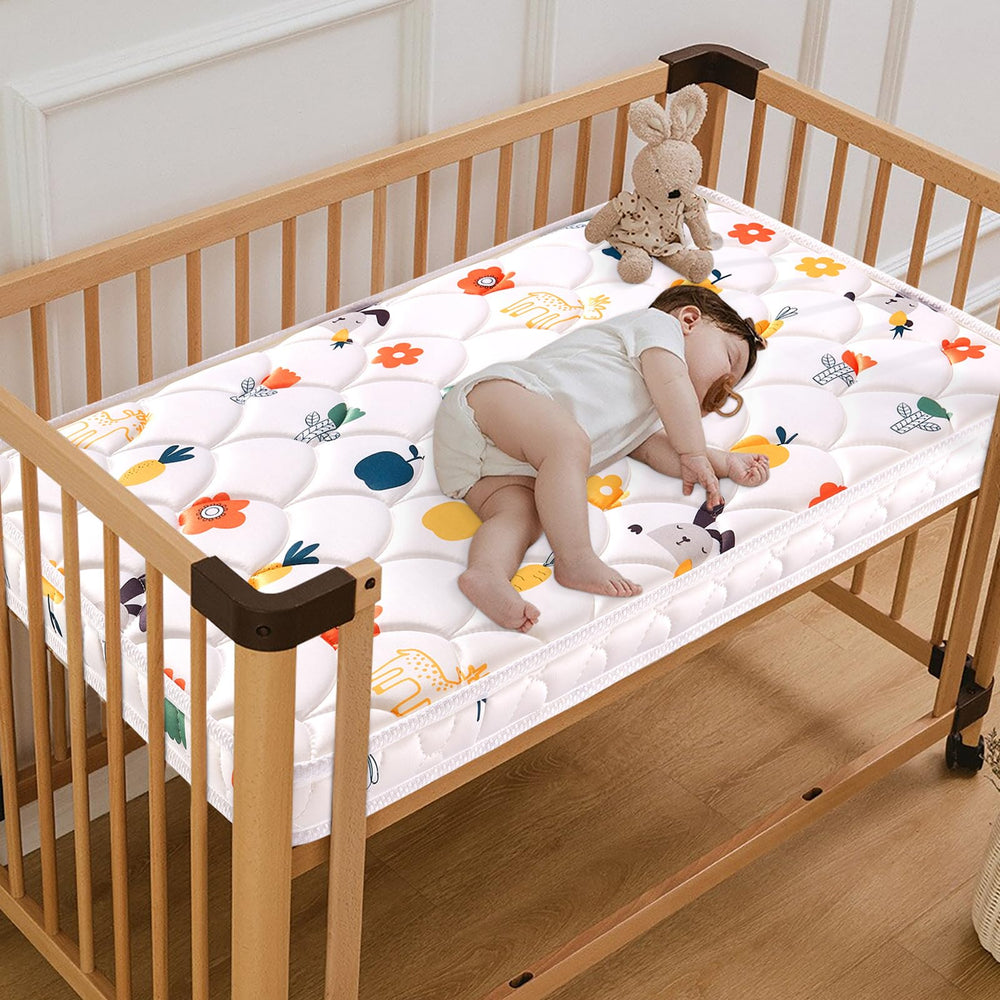 VIVIDVIBEBEARPAS premium-foam-core provides firm support during infant naps.