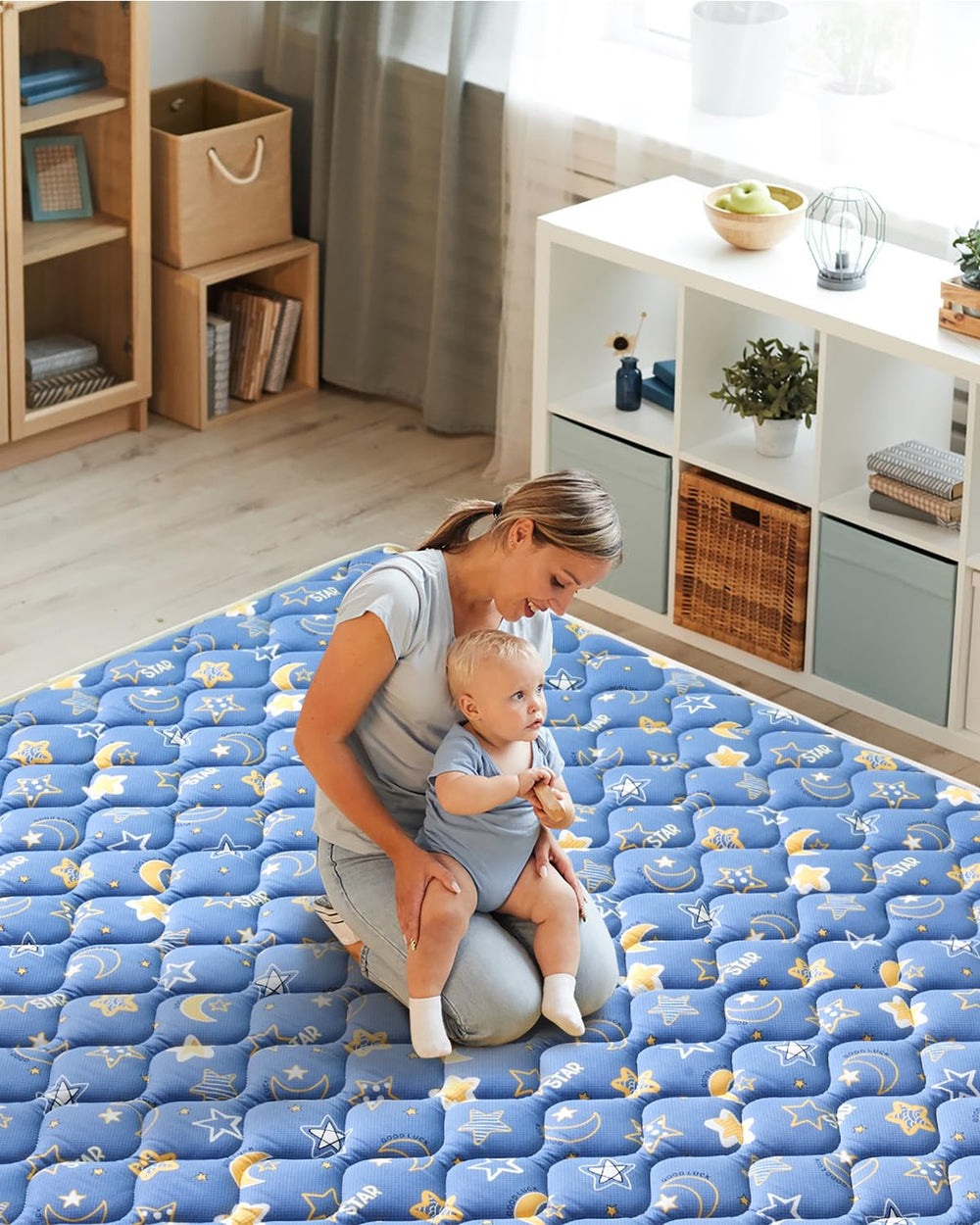VIVIDVIBEBEARPAS reinforced precision stitching extends the mat’s lifespan through daily use.