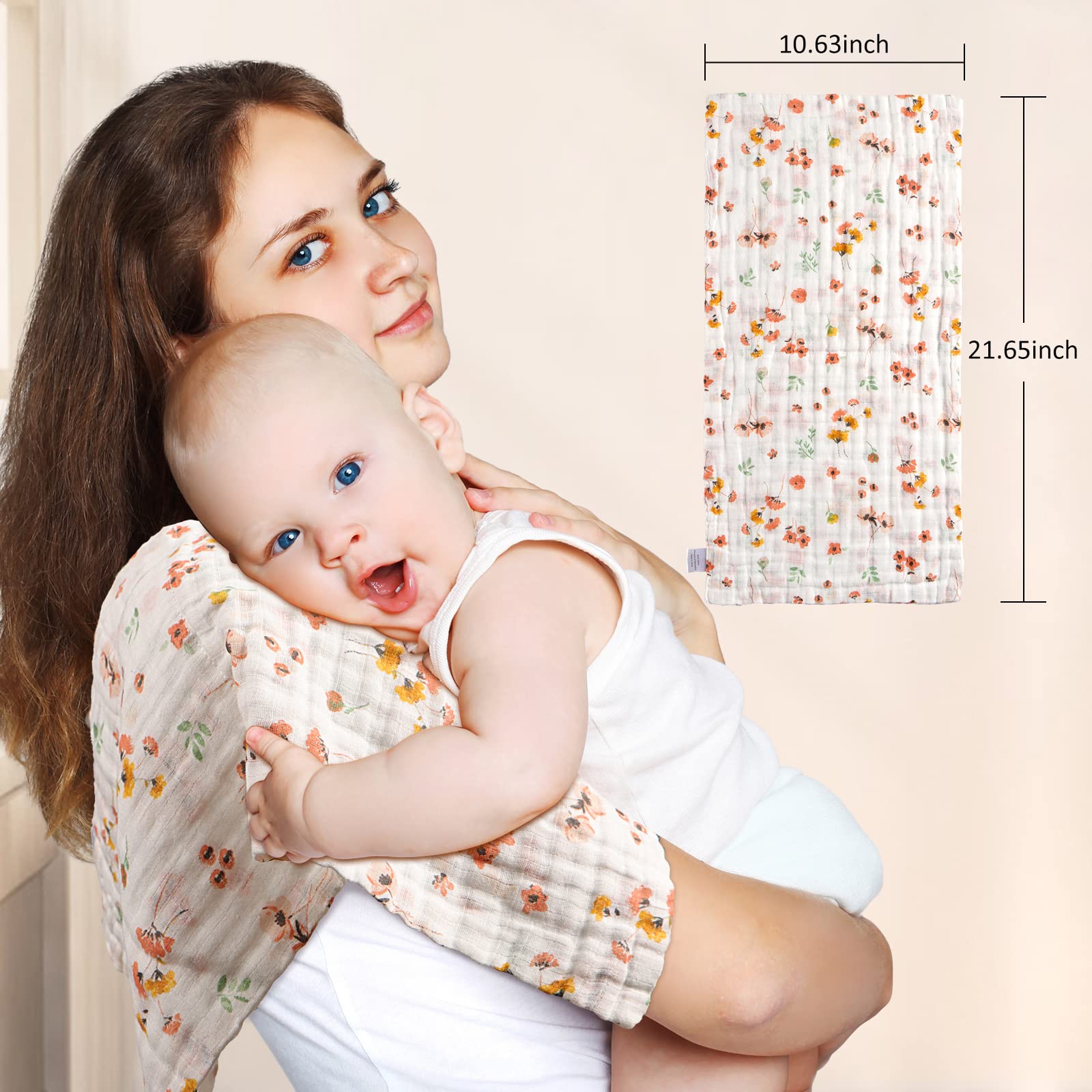 Viviland 100% cotton washcloth offers gentle touch for newborn skin and everyday cleanups.