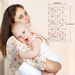 Viviland 100% cotton washcloth offers gentle touch for newborn skin and everyday cleanups.