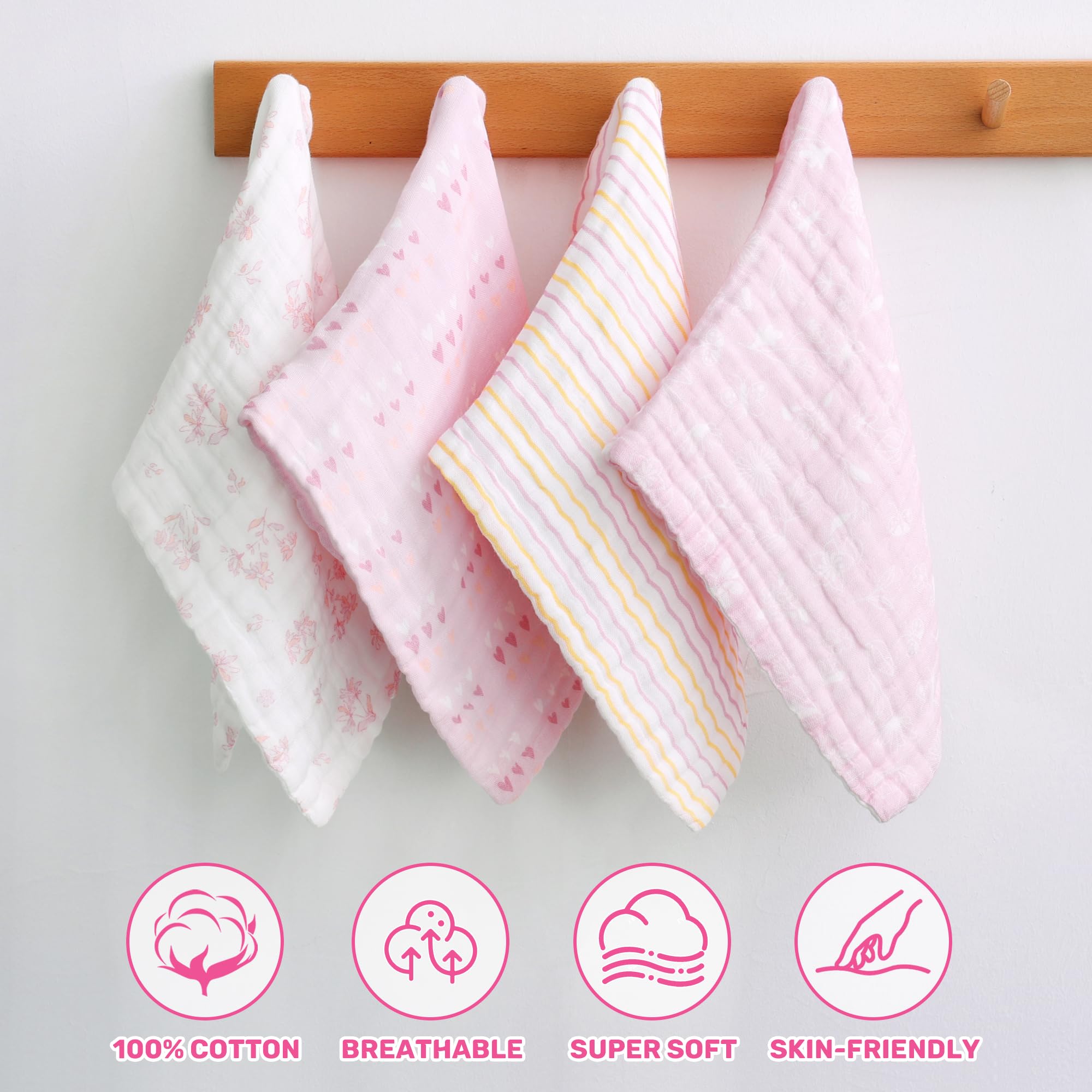Viviland care guide-ready cloths are easy to machine wash with cold water.