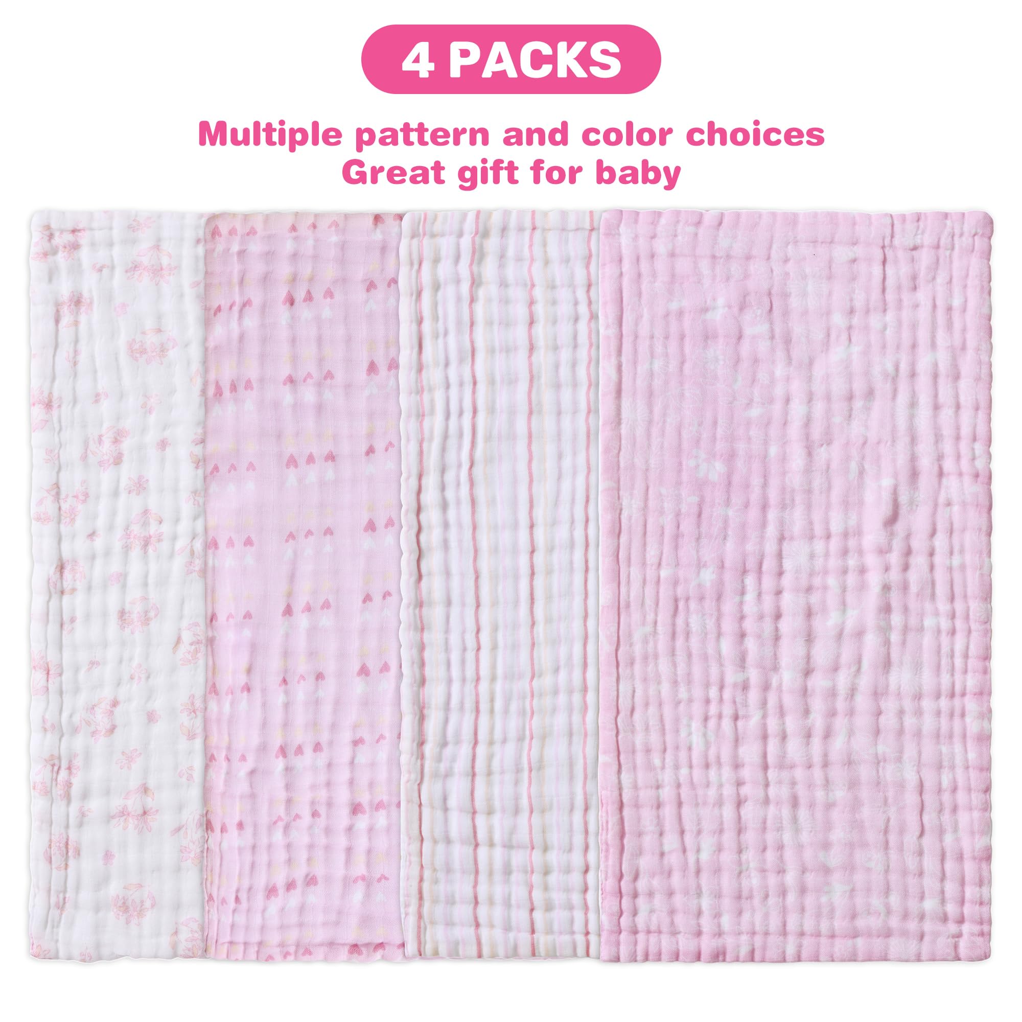 Viviland pink floral set adds cheerful touch to baby care routines.