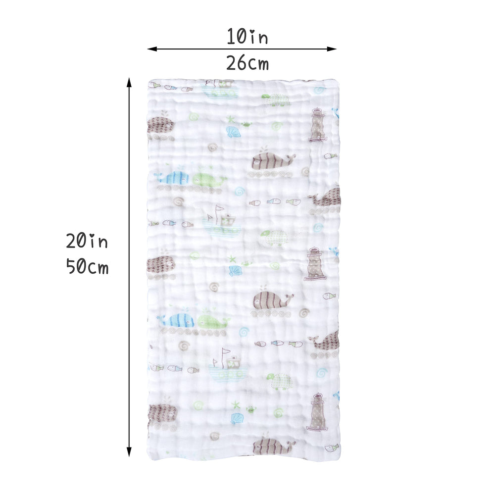 Viviland baby wash cloths packaging highlighting multi-use pack.