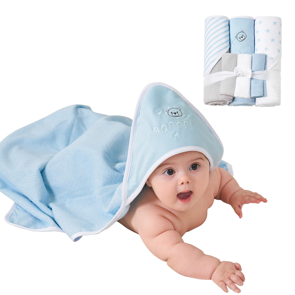 Viviland baby washcloths absorbent fabric for quick gentle cleaning.