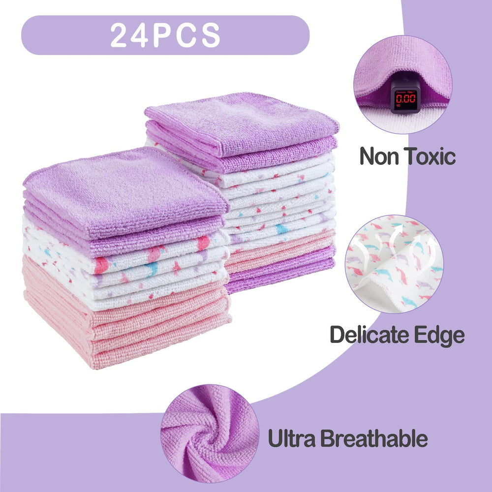 Viviland washcloths ready for baby face and body cleansing routine