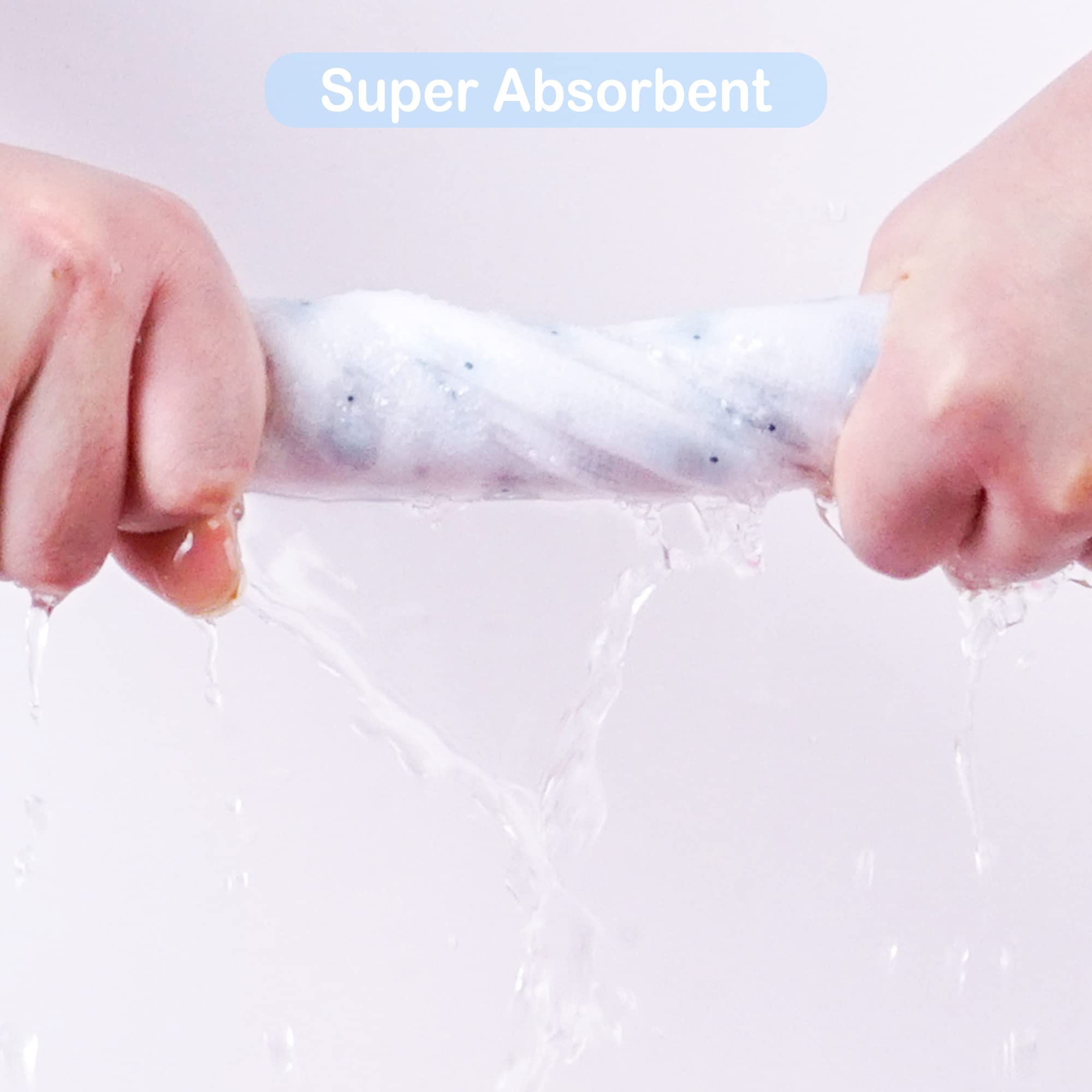 Viviland baby washcloths bath scene demonstrates gentle cleansing for delicate skin