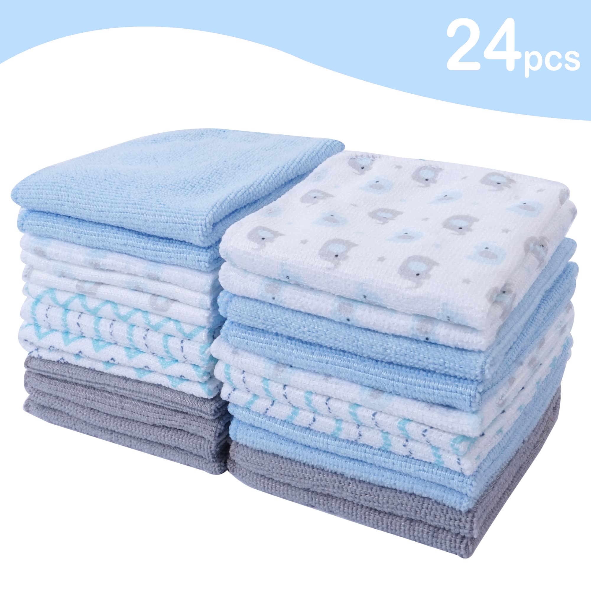 Viviland care instructions showing machine-washable soft washcloths
