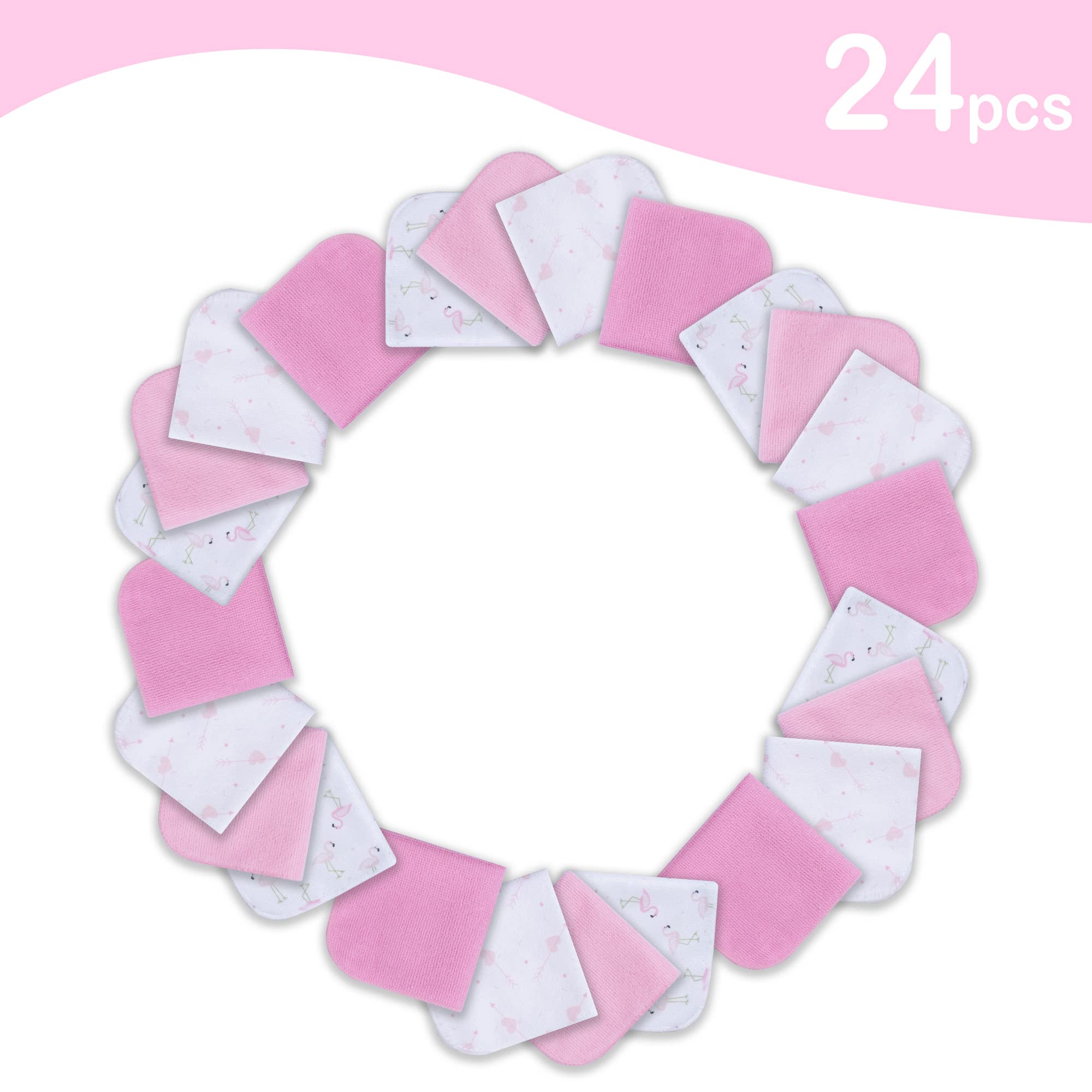 Viviland baby washcloths show multifunctional uses for burp cloths and towels.