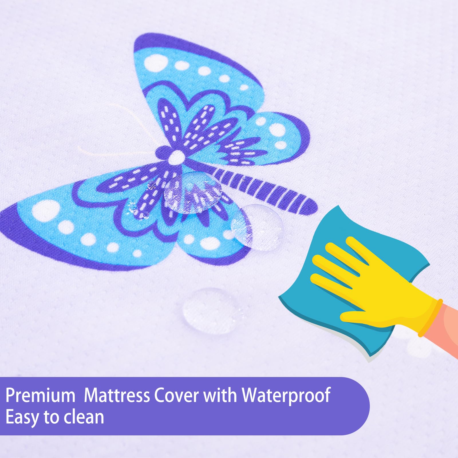 Viviland breathable cover shot demonstrates airflow and odorless design for naps.