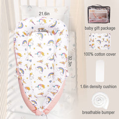 Viviland bumper with air cotton creates cushioned sides for newborns.