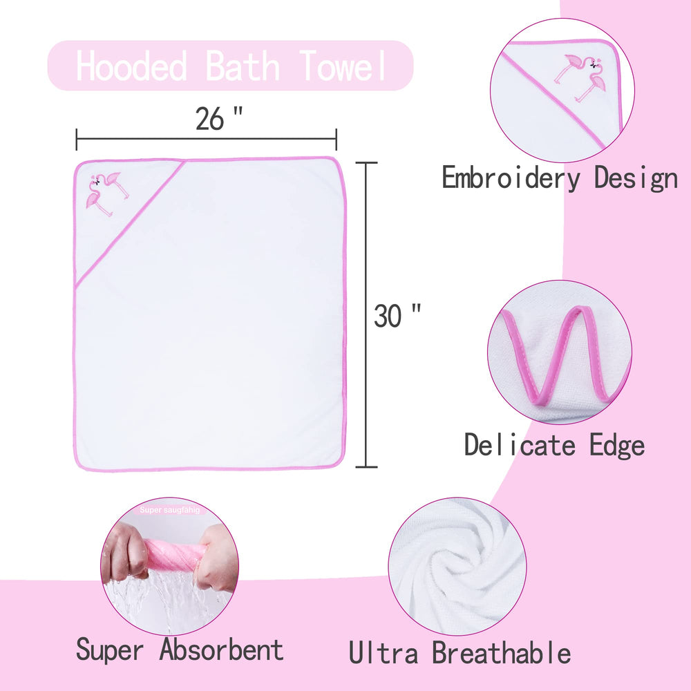 Viviland embroidery hooded towel close-up showing premium stitching