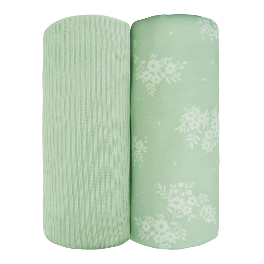 Viviland Jersey Swaddle Elephant Pack shows cozy stretch for easy wrapping and soothing sleep